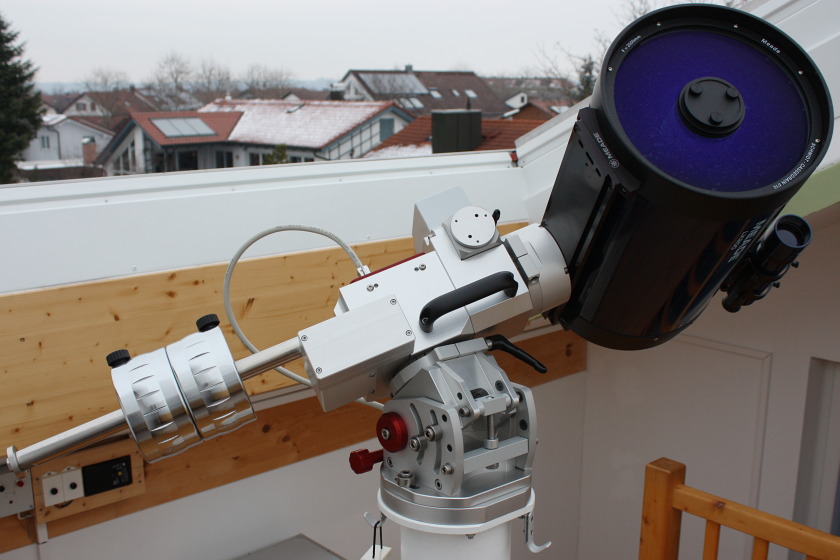 Montierung mit 10-Zoll SC-Teleskop