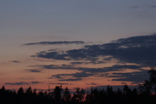 Venus und Merkur am 20.05.2020 21:34 Uhr MESZ